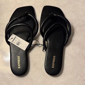 Brand New with Tags - Never Worn Express Elegant Black Sandals